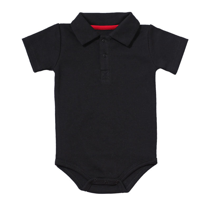 Lapel baby onesies