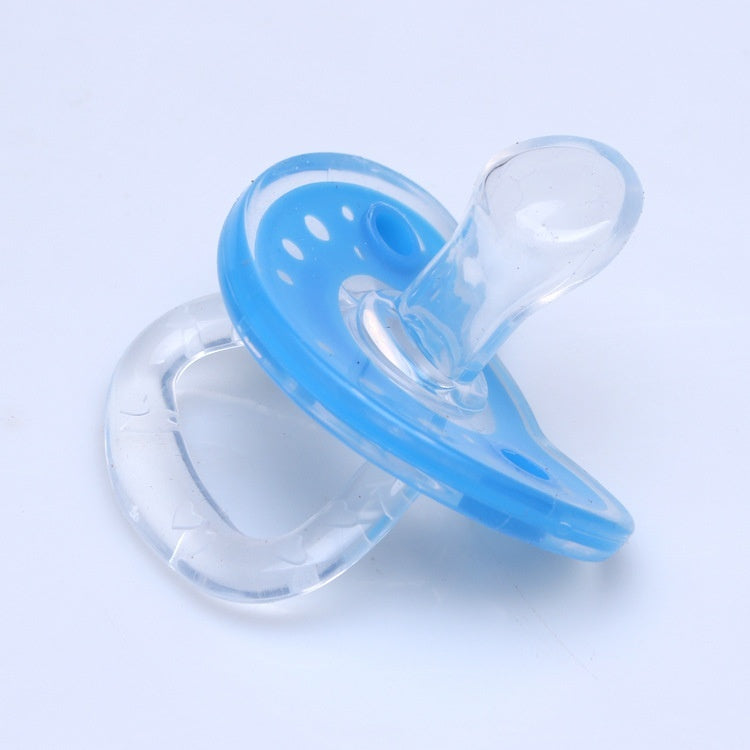 Baby Products Full Silica Gel Pacifier Two-color Liquid Silicone Sleep Comfort Baby Pacifier Baby