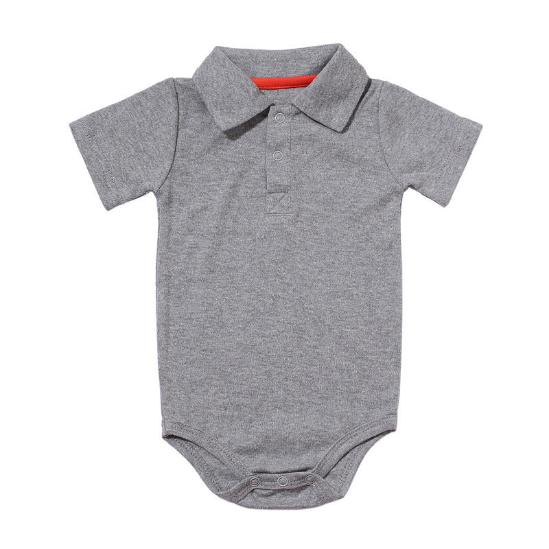 Lapel baby onesies